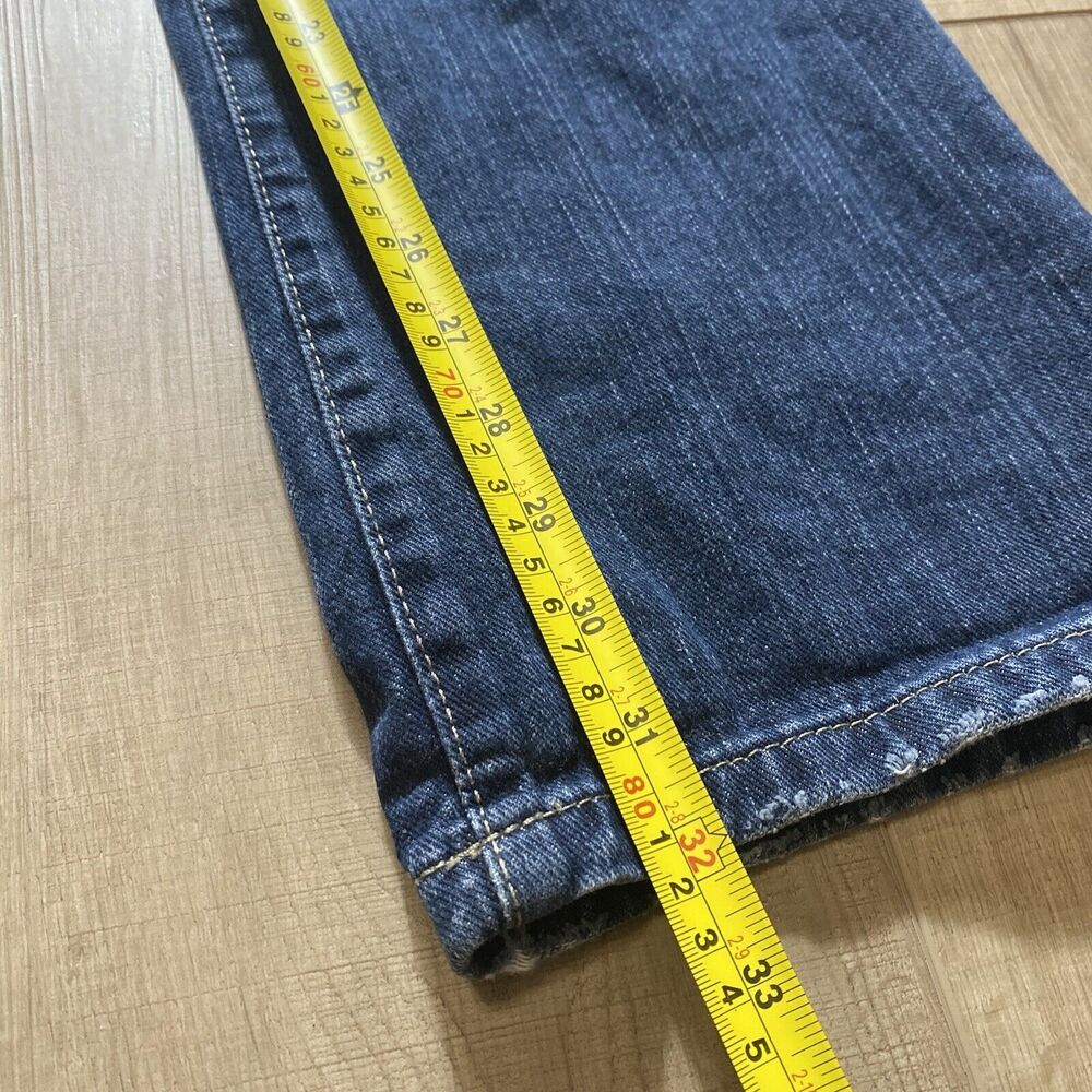 JNCO Premium Riley Women’s 16 32x32 Bootcut Jeans Low Rise Vintage Dark Wash - Picture 9 of 10